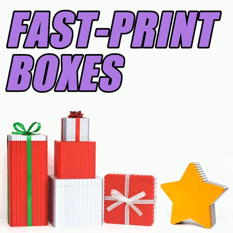Fast-Print Gift/Storage Boxes - The Ultimate Collection (Vase Mode)