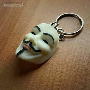 Guy Fawkes Mask Keychain
