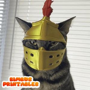 Knight Cat Helmet