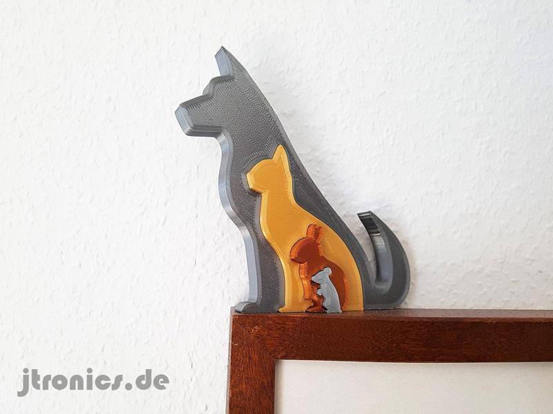Animal Silhouette - Dog Cat Rabbit Mouse
