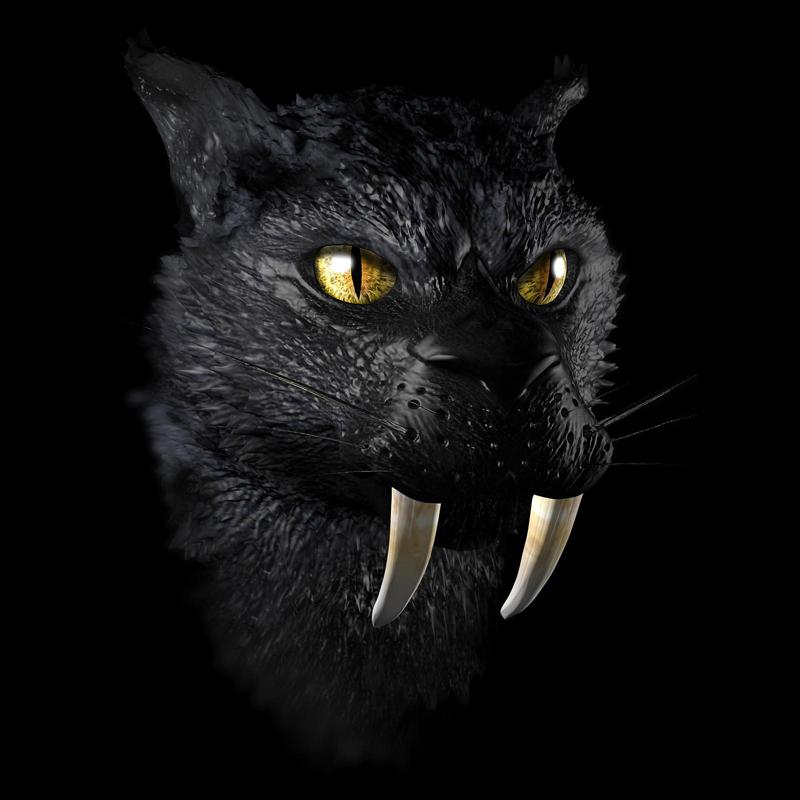 Punch-Cat- STL-3D-print-file- incl. stand, base and wall brackets-High-Polygon