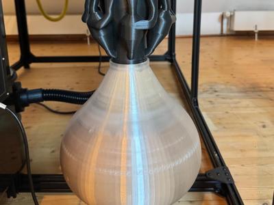 zyklop vacuum separator - trash can and pipes