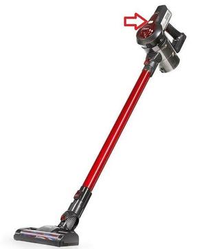 Dibea C17 Cordless Vacuum Cleaner - Fixing Button / Akkustaubsauger - Fixierknopf