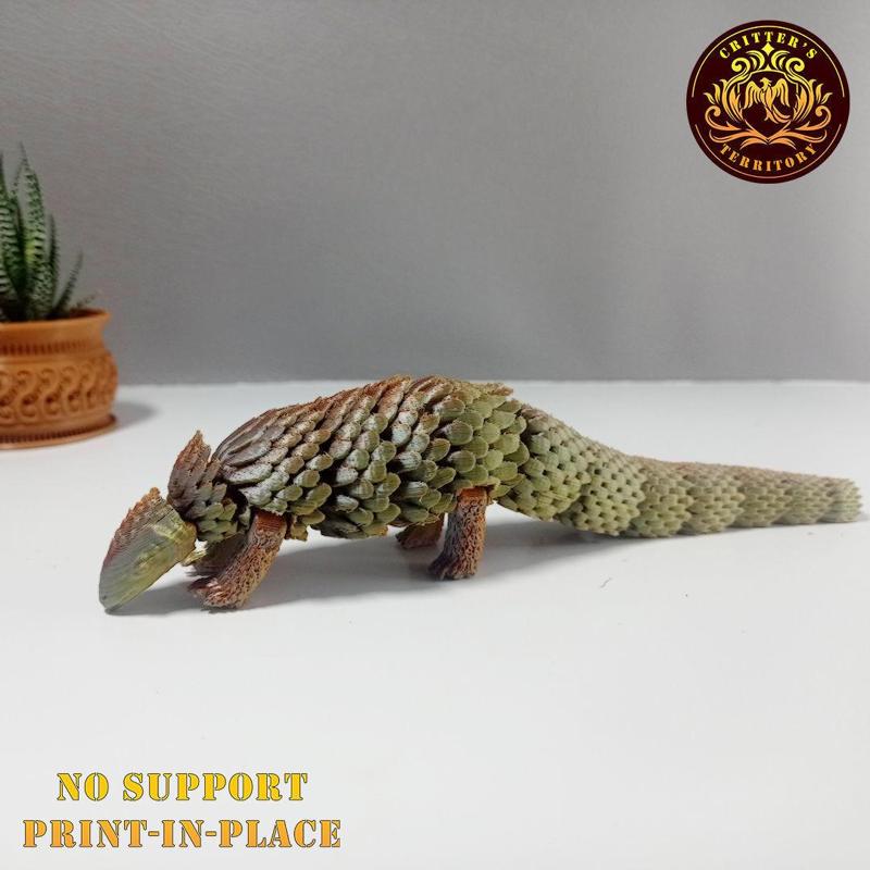 ARTICULATED PRINT-IN-PLACE CUTE PANGOLIN
