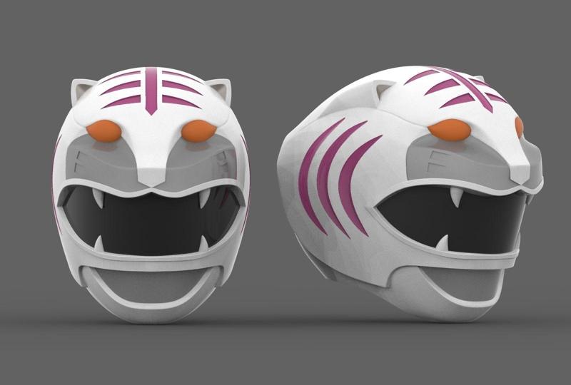 Power Ranger Wild Force-Gao Ranger White Helmet