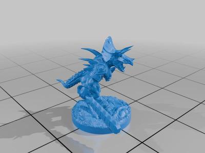 Warmaster Lizardman Saurus Hero