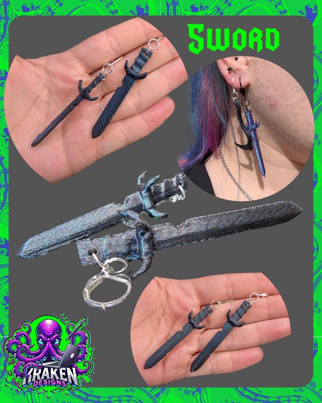 Sword Earring