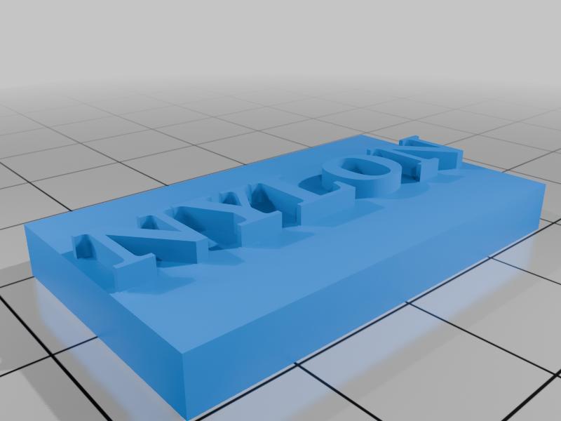 Dry box filament name plates