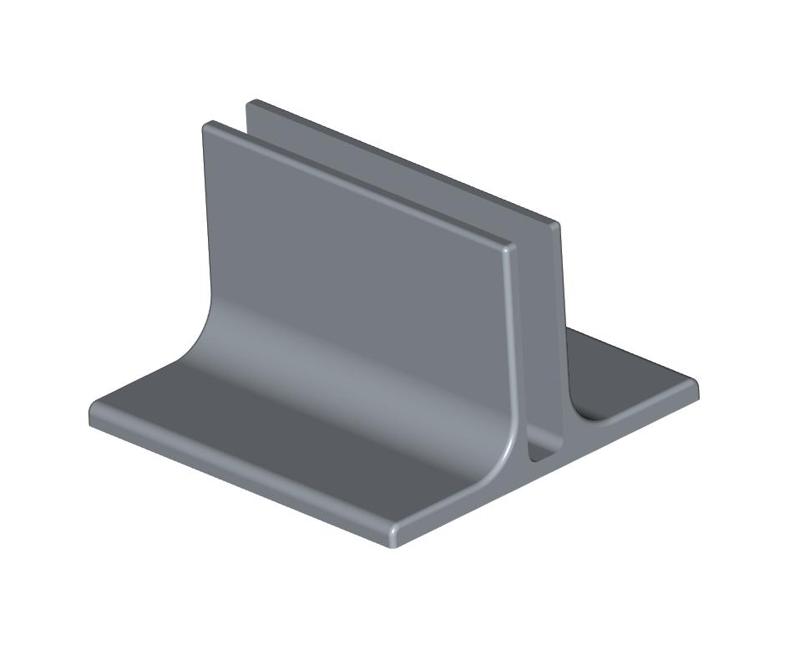 Laptop / Mac book / Tablet / Ipad stand 7.5 - 24mm vertical