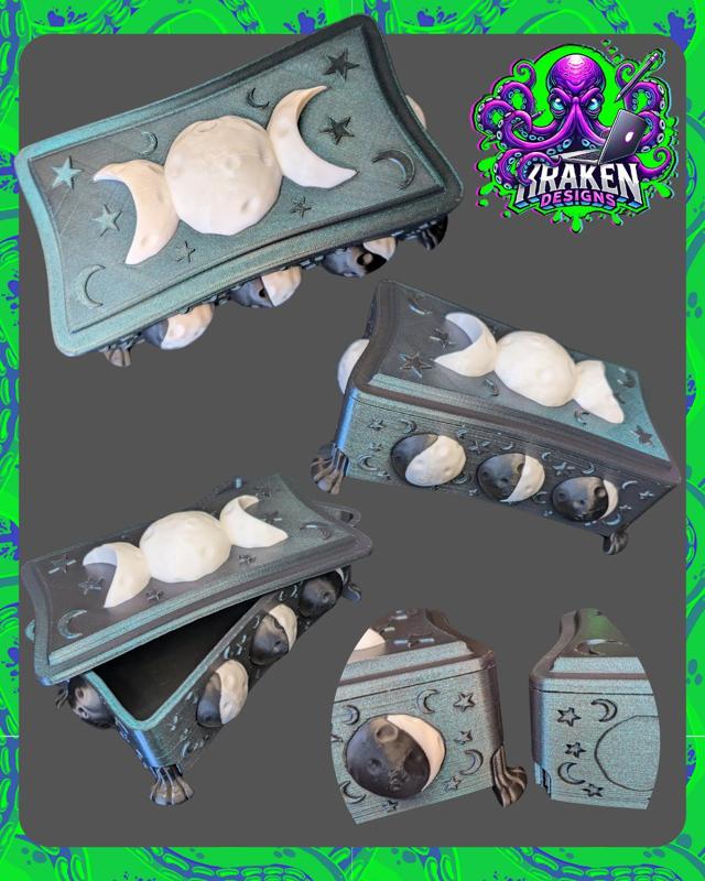 Moon Phase Trinket Box