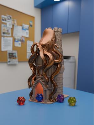 Mediaval Octopus Dice Tower 