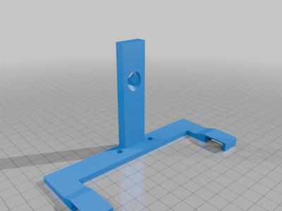 Led strip mount for Kobra 2 pro with filament hole