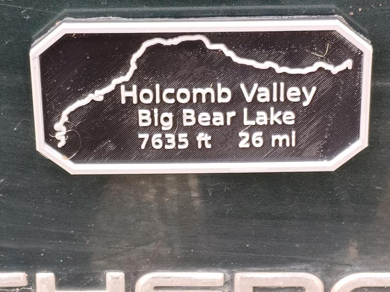 Maverick's Trail Badge Holcomb Valley Big Bear Lake CA