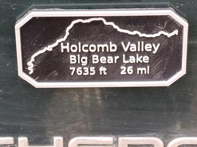 Maverick's Trail Badge Holcomb Valley Big Bear Lake CA