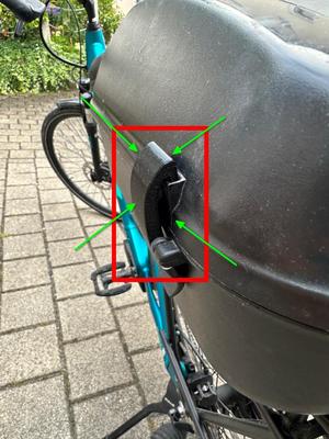Verschlußklammer für i-Rack Koffer