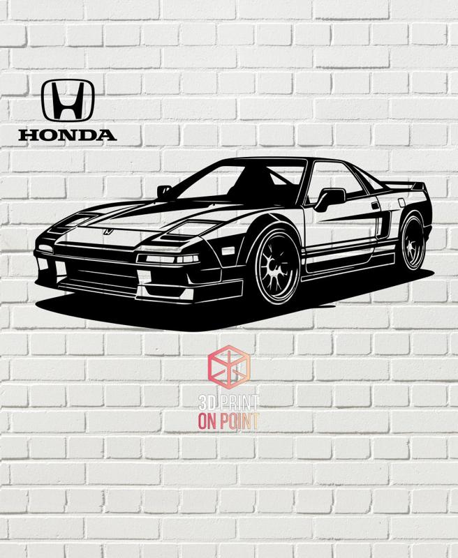 HONDA NSX VINTAGE - 2D WALL ART #2