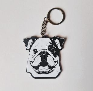 Bulldog keychain