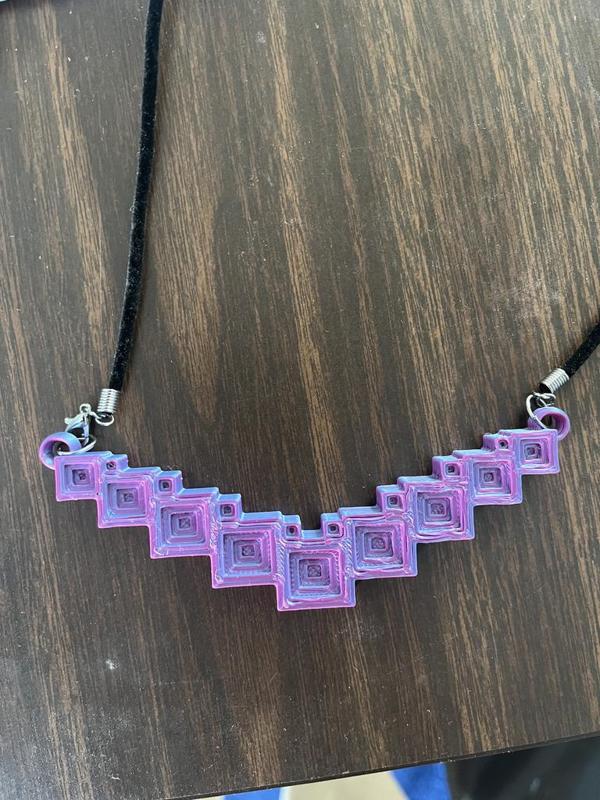 Bismuth Necklace