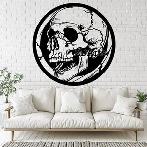 Skull 2D Wall Art/Window Art - Digital STL & SVG File for 3D Printing or Laser Cutting