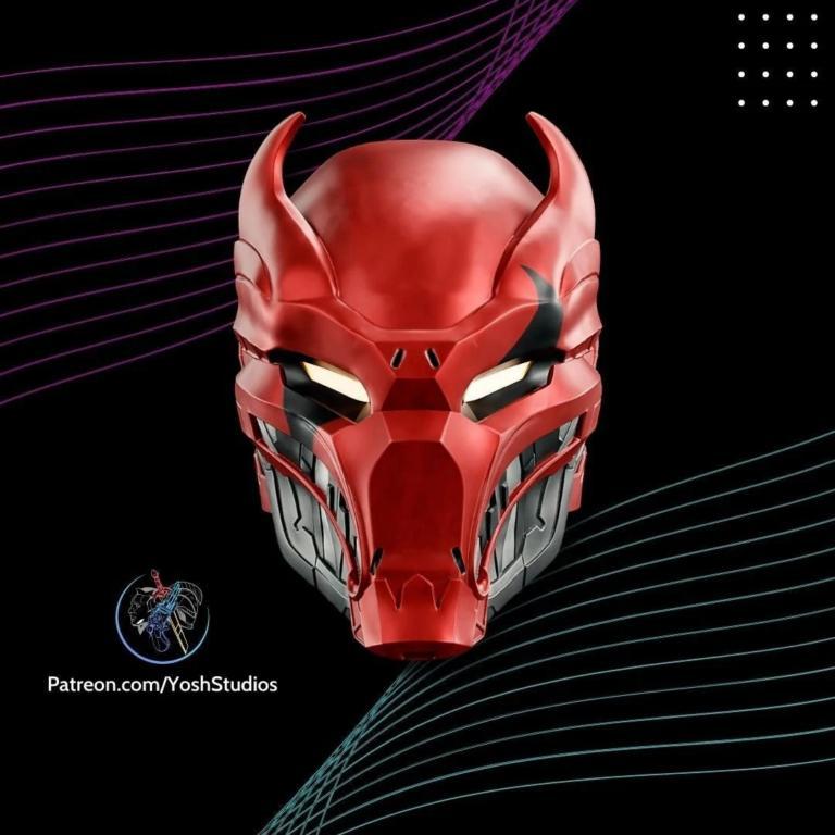 Red Hood Shinobi Mask (Gotham Knights) 3D Print File STL
