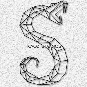 low poly snake wall art geometric reptile wall decor