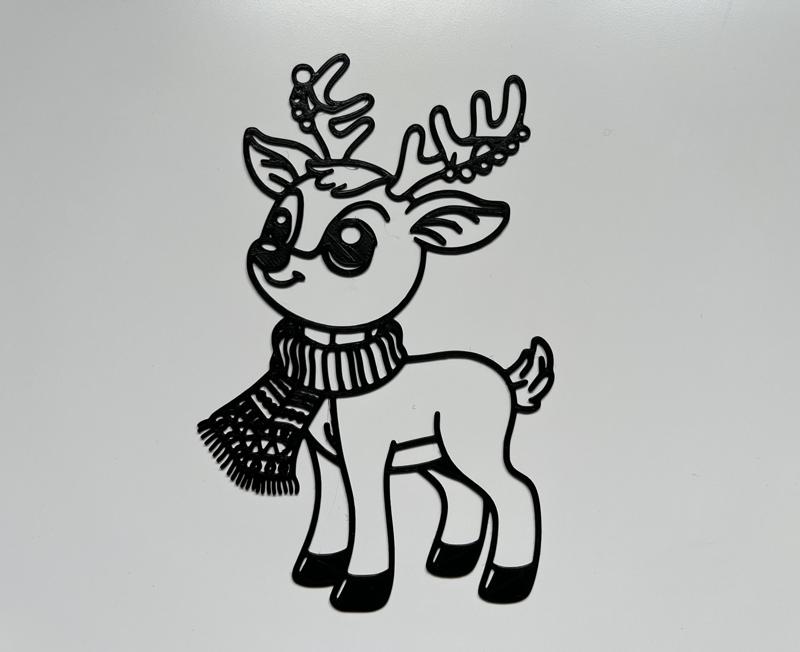 Christmas Cute Animal Wall Art #5