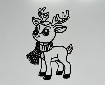 Christmas Cute Animal Wall Art #5