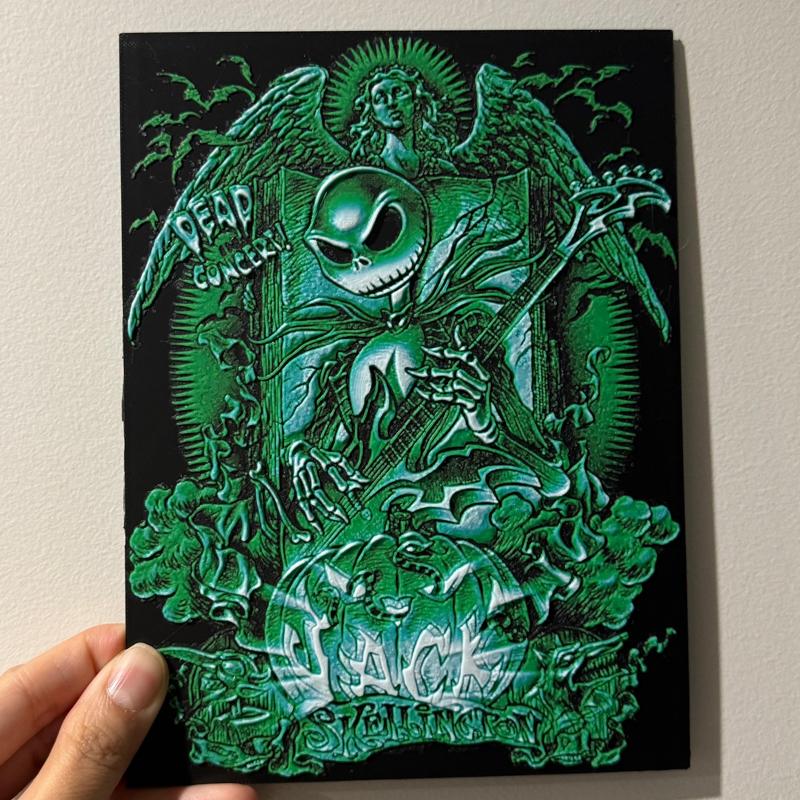 Jack Skellington Band Poster