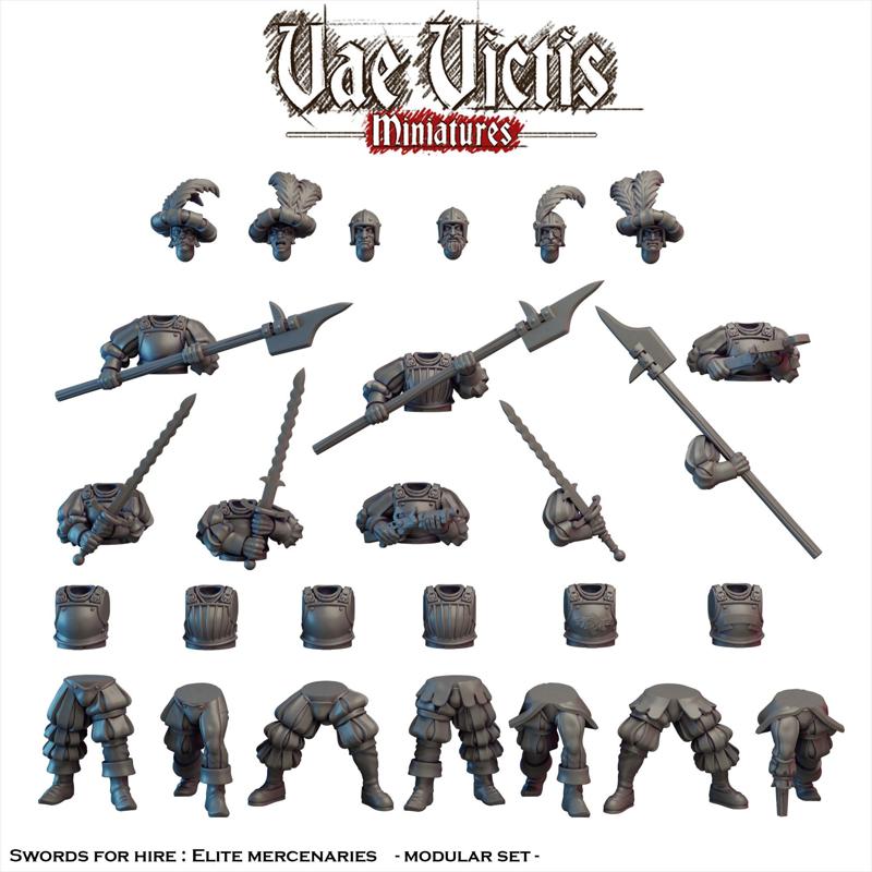 Modular Swords for hire : Elite mercenaries  [PRE-SUPPORTED]