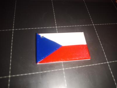 Česká vlajka, klíčenka/Czech flag, keychain
