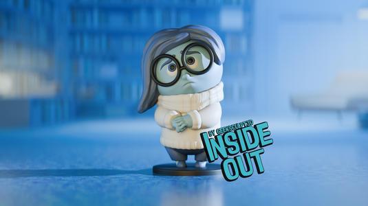  Inside Out Sadness Figurine for Pixar Fans and Collectors