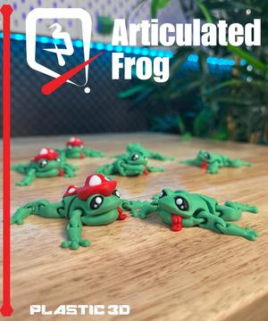 Plastic3D Articulated Frog
