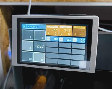 P1P / P1S 5inch Screen Enclosure Tilted