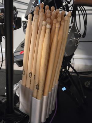 Drum stick holder for e drums (ROLAND, ALESIS, YAMAHA, others?)