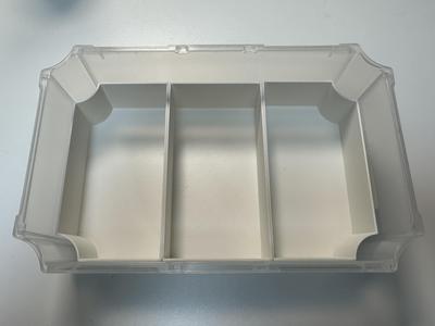 Eurobox Insert 1/4 crossed Divider for small pieces