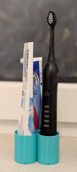 Toothbrush & Toothpaste Holder