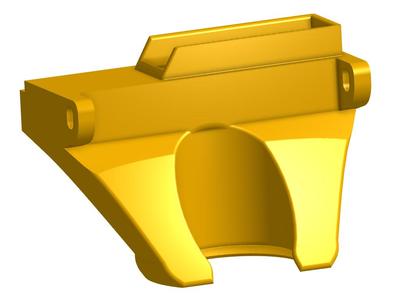QIDI X Smart/Plus/Max 3 Part Cooling Fan Duct (Stock replacement)