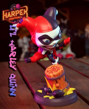 Lil Harley Quinn - Collectible Batman Fanart Figure