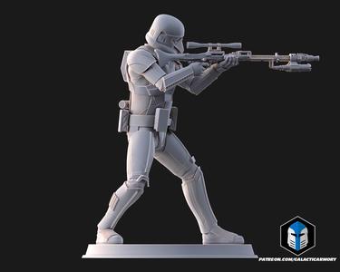 Death Trooper Figurine - Pose 3 - 3D Print Files