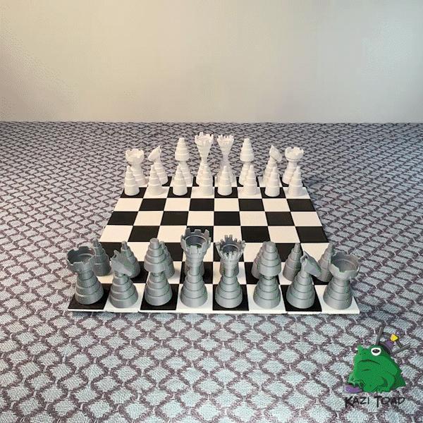 Telescoping Chess Complete Set