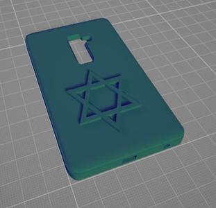 LG Smartphone case with star of david