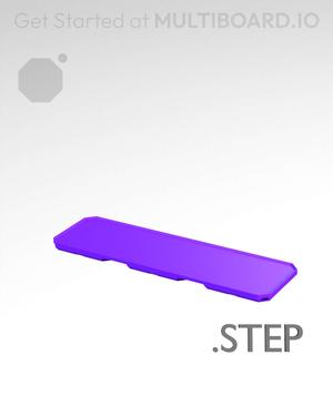 3x1x0·25 - Multibin Insert - STEP Remixing File