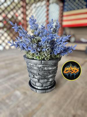 Stone Flower Pot