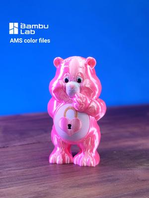 Secret Bear with Bambu AMS color change files