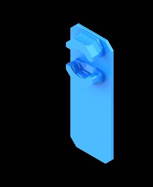 6.25 mm - Single Snap (DS Part A) - Small Command Strip Mount