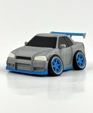 Tooned Skyline R34 gtr.stl