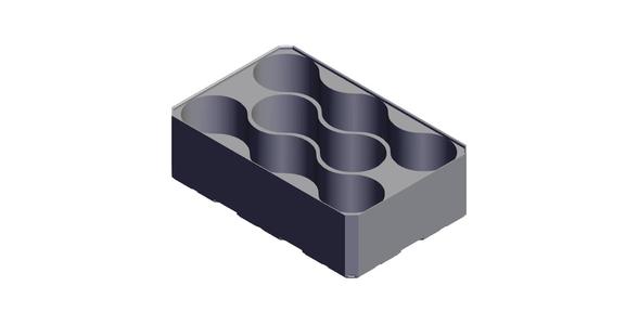 3x2x1 holder for 8 35mm paints - multibin insert