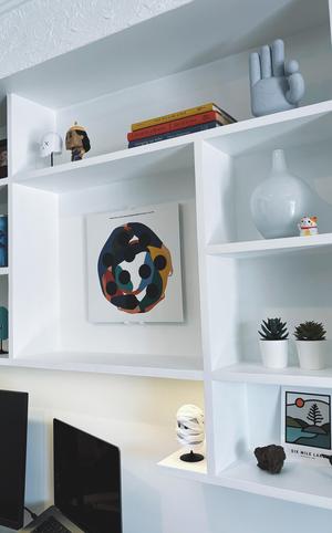 Minimal Vinyl Record Sleeve Wall Mount Display