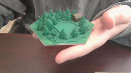 Catan wood tile