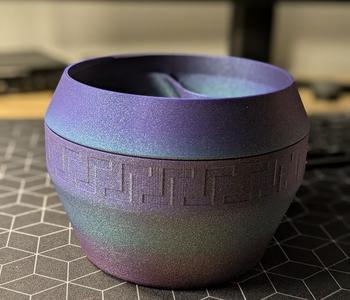 Container for pistachios, nuts and seeds